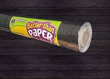 Better Than Paper® Bulletin Board Roll, Black Wood