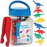 Dinosaur Counters Mini Jar, Set of 32