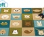 KIDSoft™ Animal Patchwork Carpet – Nature- 6' x 9'