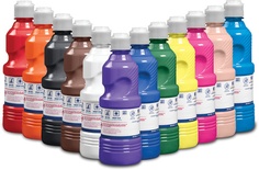 Prang® Ready-to-Use 16 oz. Tempera Paint, 12 colors, Assorted