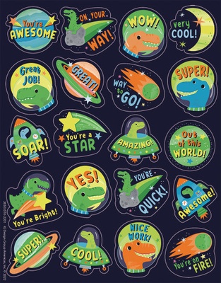 Dinosaur Scented Stickers