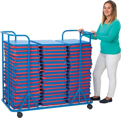 Mobile Rest Mat Storage Cart