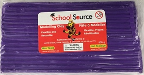 Quality Soft Modeling Clay, Violet, 500g