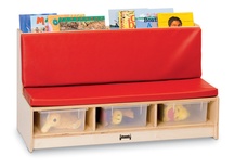 Jonti-Craft® Literacy Couch, Red