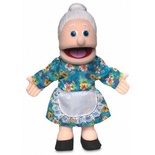 14" Silly Hand Puppets, Granny (Peach)